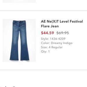 American Eagle Festival Flare Jeans